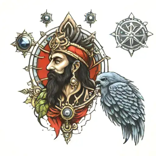 Shani Dev And 7 Chakra Symbols