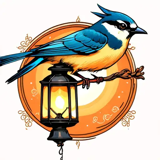 Bird And Lantern