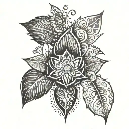 Boddhi Leaf And Mandala