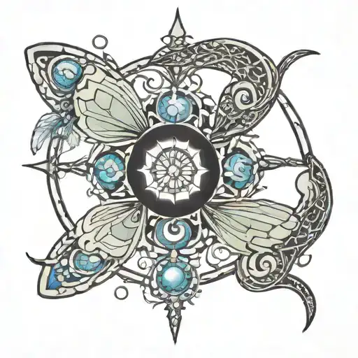 Moon Chakra Dragonfly
