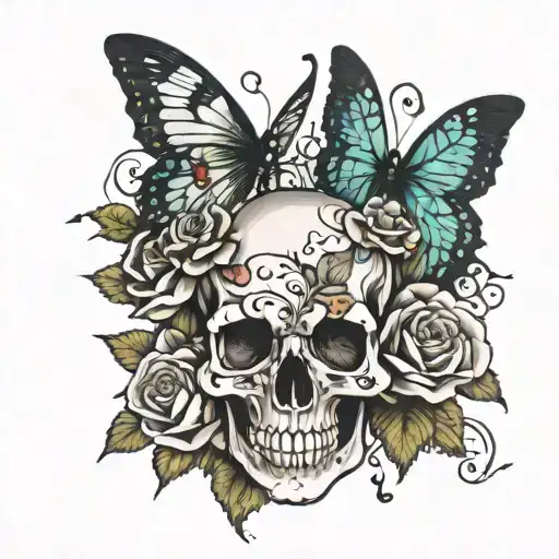 Skull Roses Butterflies Ghost Concerts Animals
