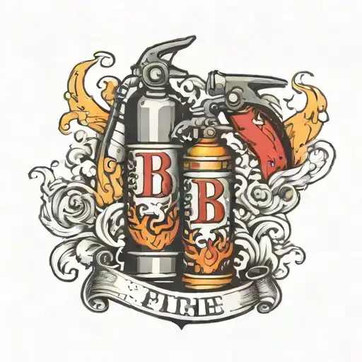 Fire Extinguishers And B Initial