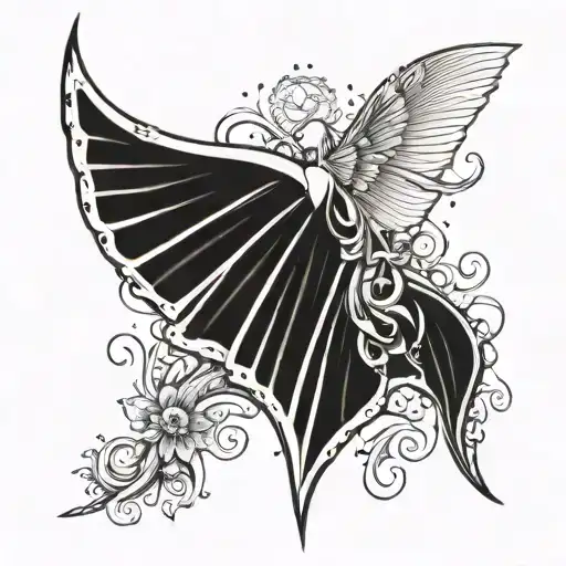 Manta Ray Fin And Angel Wing