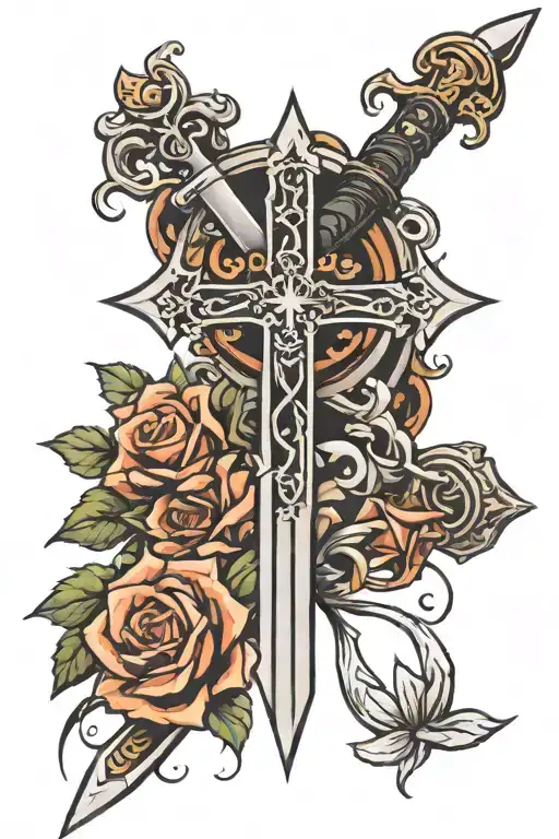 Cross And A Sword