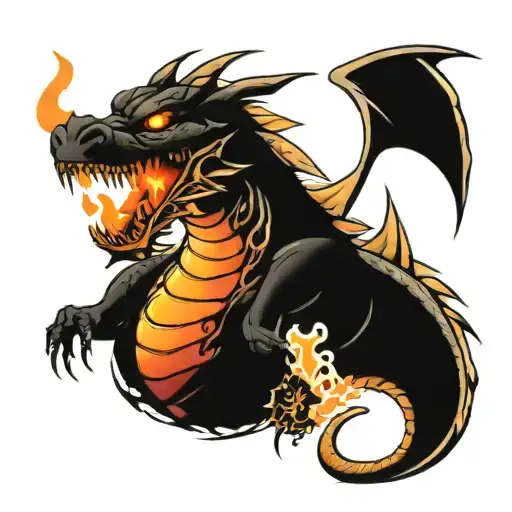 Dragon Breathing Fire