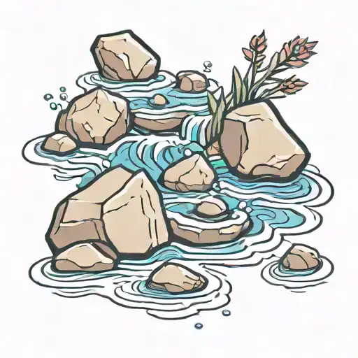 Rocks In Water