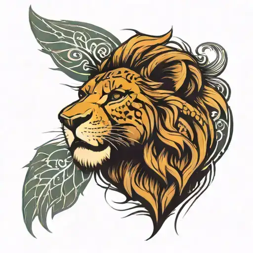 Lion King Half Sleeve