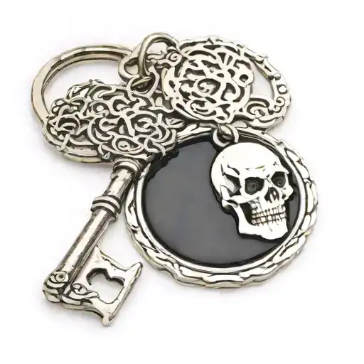 Key Ring With Skeleton Keys