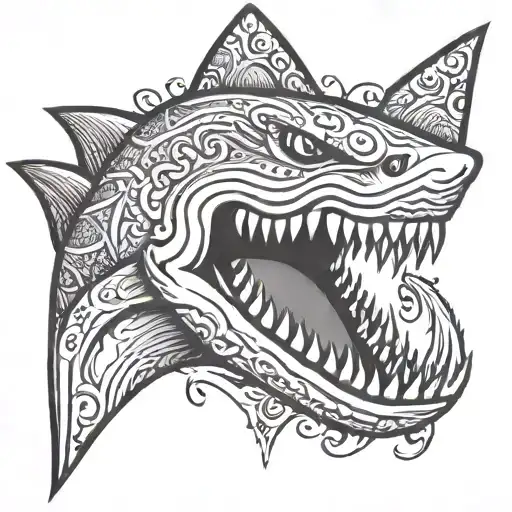 Shark Tooth With 910