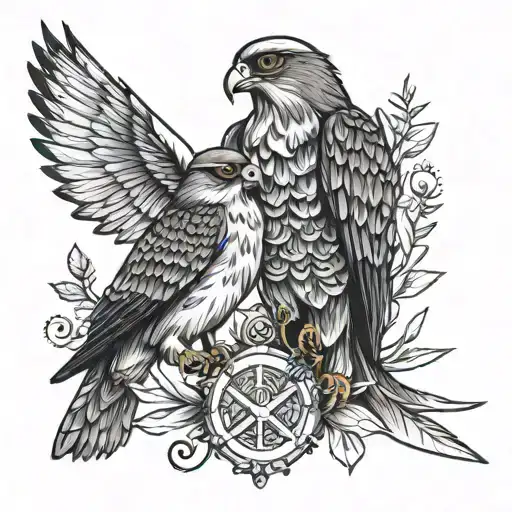 Peace Falcon Dad Son