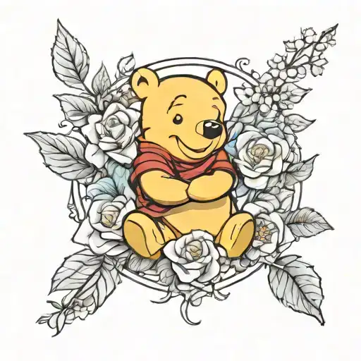Winnie The Pooh Floral