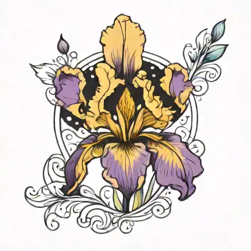 Iris Flower Space