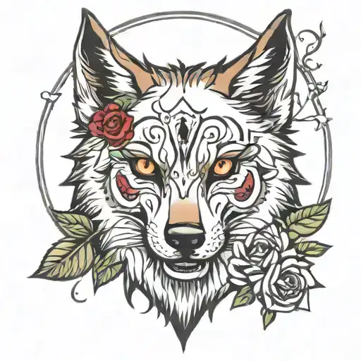 Wolf Joker Roses