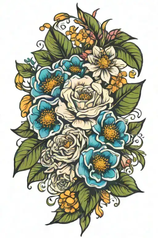 Birth Flower Bouquet