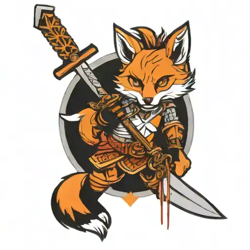Fox Warrior With Sword