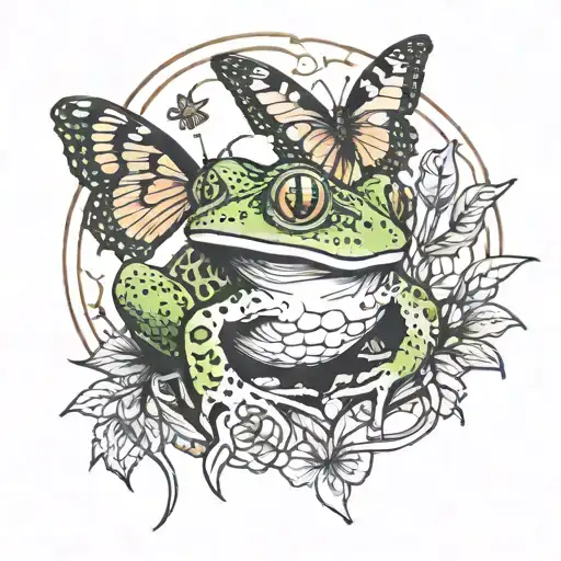 Frog & Butterfly
