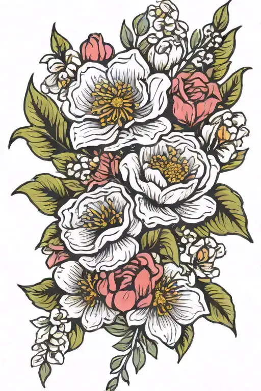 Birth Flower Bouquet