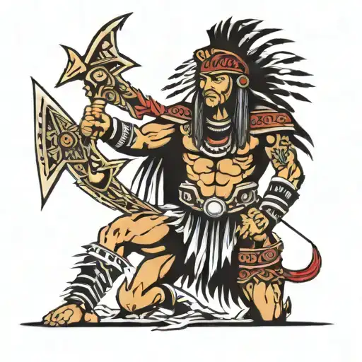 Tribal Warrior Leg Band