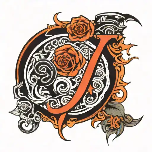 Lower Left Arm Sleeve Blackout And Amazing Alphabet In Upper Arm