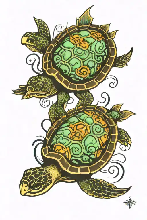 Turtle Sea Creatures