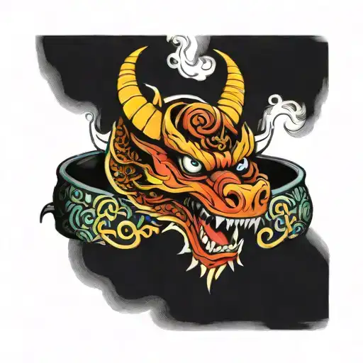 Bracelet With Dragon Moon