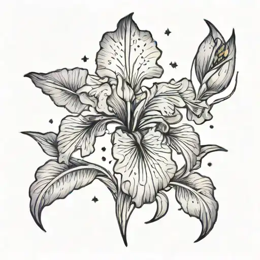 Iris And Galaxy Stars