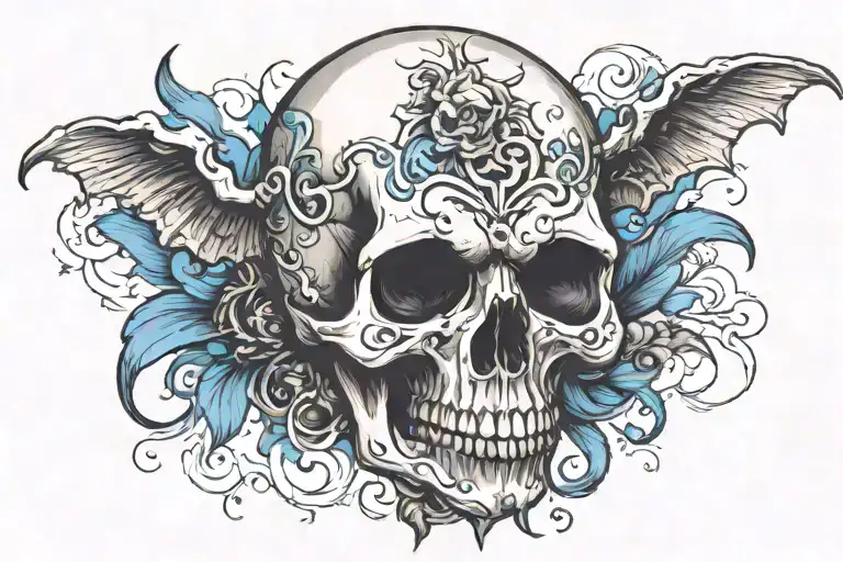 Skull And Sky