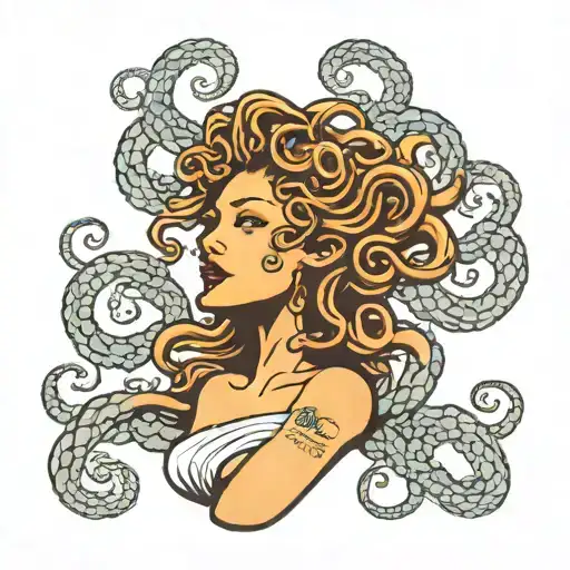 Medusa With Positive Quote