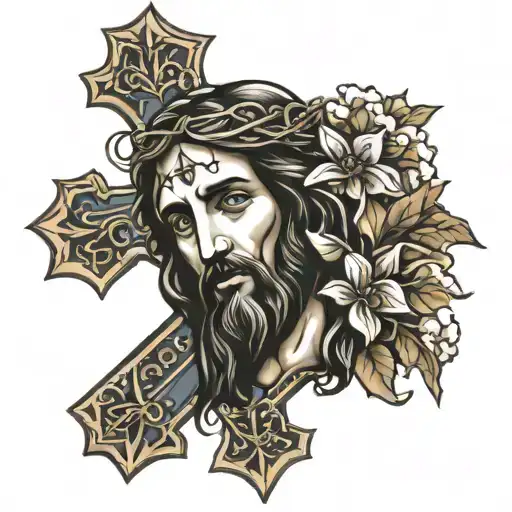 Jesus I Trust In You With Cross