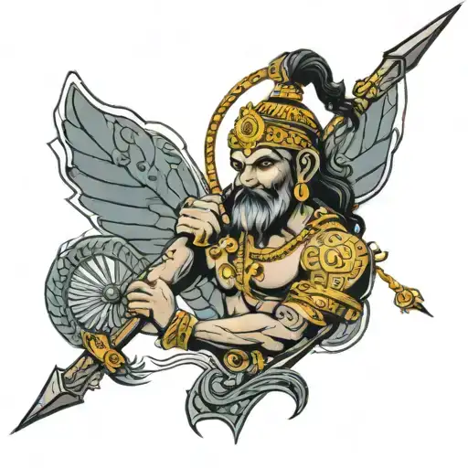 Jai Shree Ram Plus An Arrow