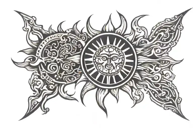Karna Sun Symbol