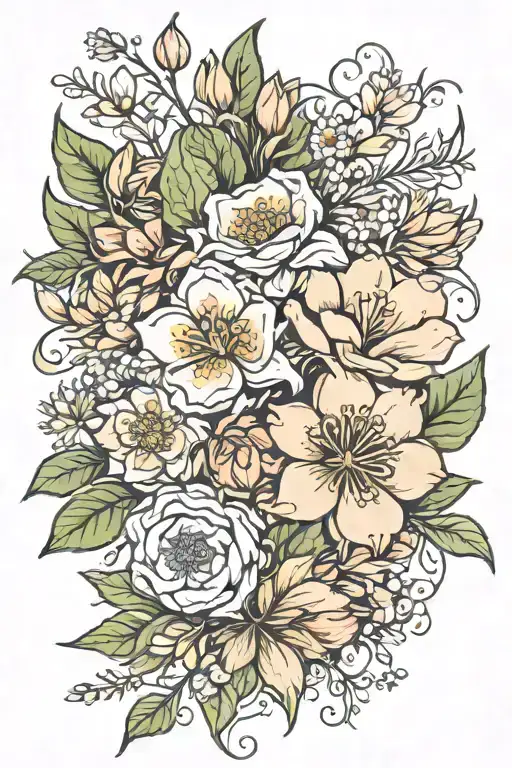 May And November Birth Flower Bouquet