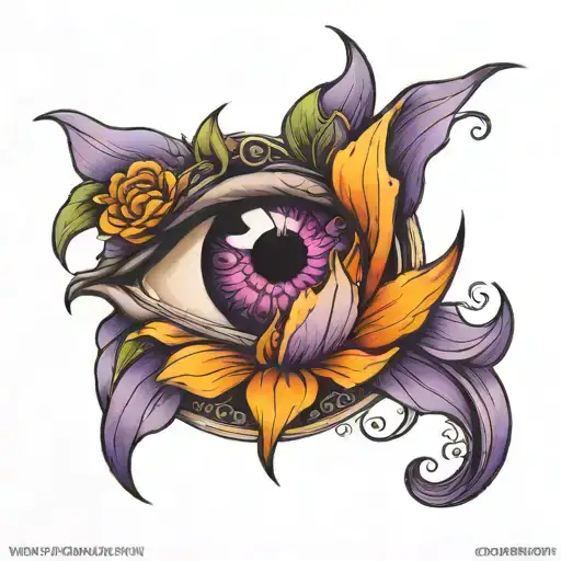 Eye Tulip Amethyst Mars Fire