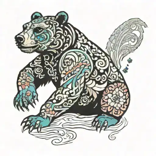 Medina Ridong Bear Playing