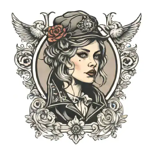 Girl In A German Jacket