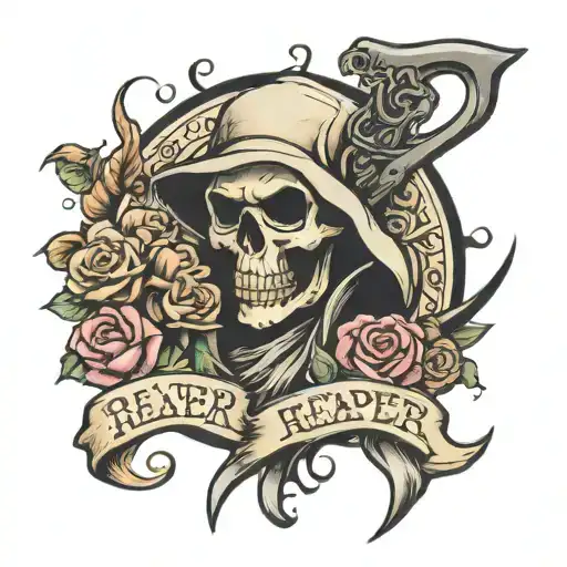 The Word Reaper In Pretty Font