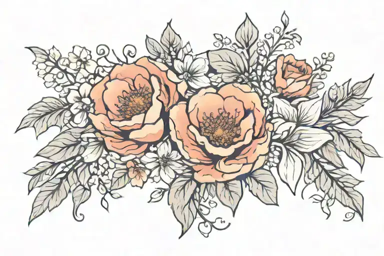 Birth Flower Bouquet