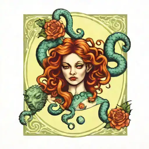 Medusa Tarot Card