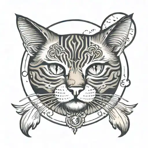 A Cat Touch The Moon