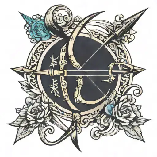 Islamic Bow And Arrow