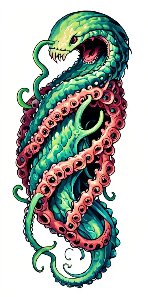 Kraken Tentacle Wrapped