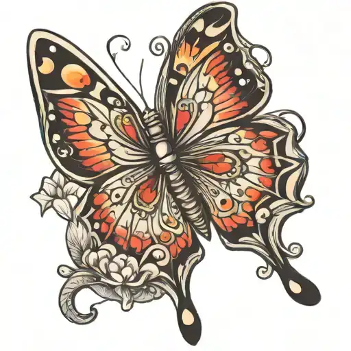 Butterfly With Diamond