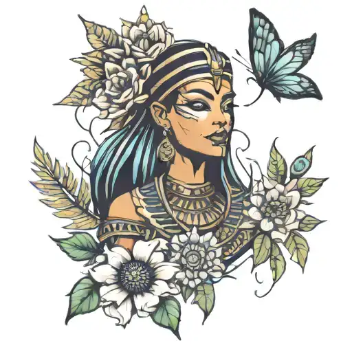 Egyptian Queen Flowers Growing