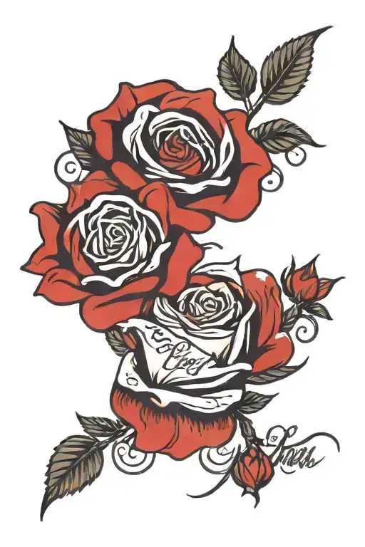 Rose Spine Tattoo With Cursive Writing Saying Be Kind To Your Mind