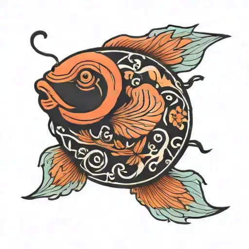 Aries Fish Zodiak Tatto