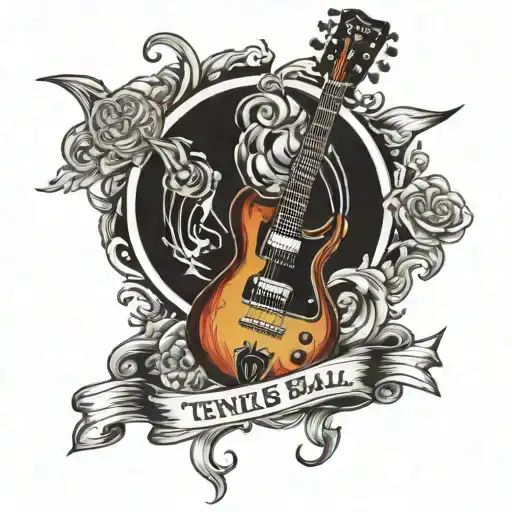 Tenis Ball Guitar Sg Guitar