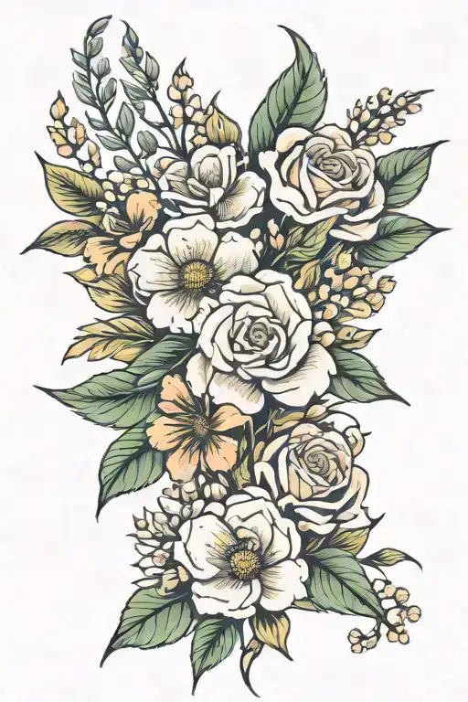 Birth Flower Bouquet