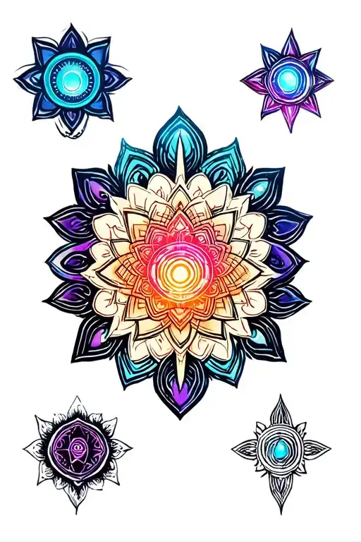 Chakra Symbols Forming