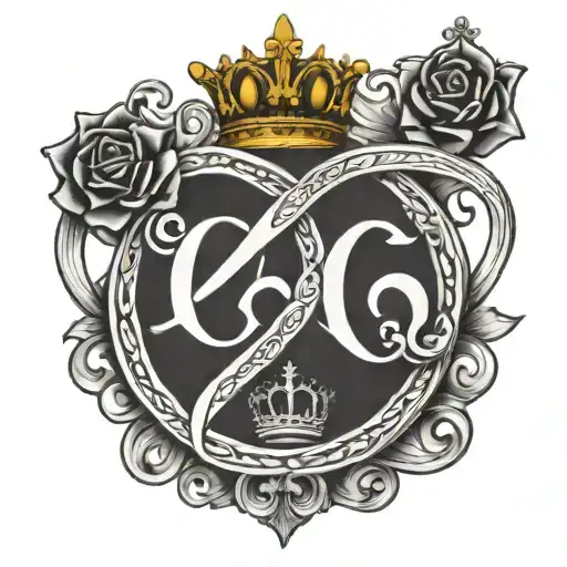 King And Queen Infinity Symbol Incorporated