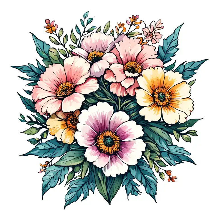 Birth Flowers Intertwined